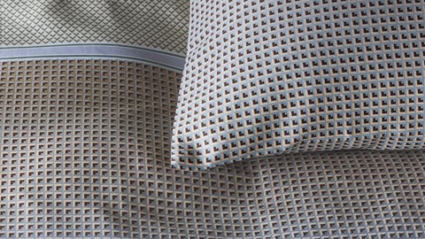 Dekbedovertrek Charlottes Ville, blauw grijs