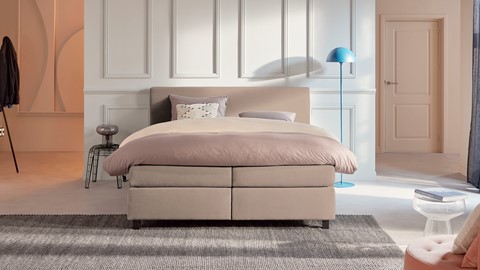 Boxspring Autentik Tunn, beige