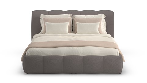 Bed Dune - Warm wool, dark grey