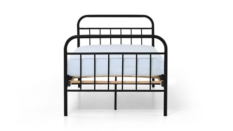 Bed Alex 1-persoons, zwart