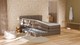 Opbergboxspring Jade - Matte leather, taupe