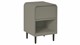 Nachtkast rond B Bright met 1 lade, taupe