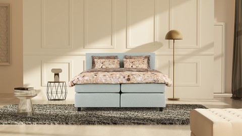 Boxspring Autentik Kurbat, light grey