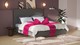 Boxspring Emerald met Gold 300 Foam matras, dark grey