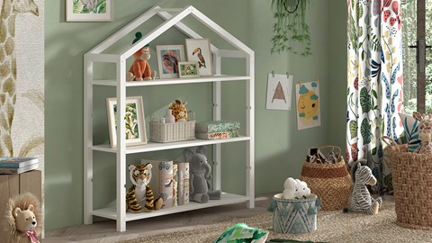 Boekenkast Dallas, wit