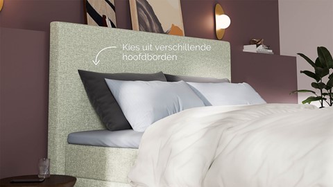 Boxspring Emerald - Bold touch, green