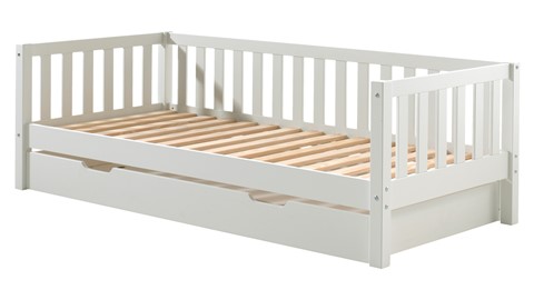 Kajuitbed Fritz met slaaplade, white