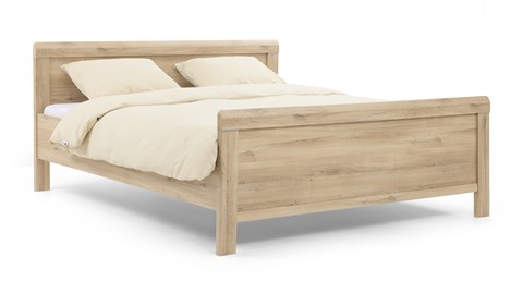 Bed Elba, licht eiken