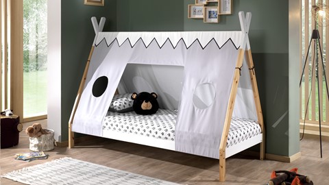 Textielset voor bed Tipi, beige