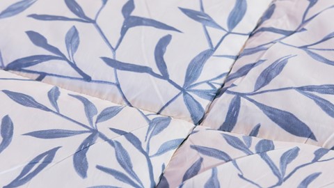 HappyBed Twilight Leaves - dekbed zonder overtrek, multicolour