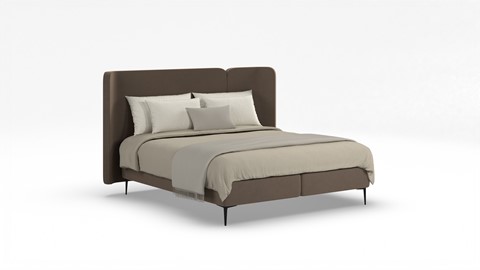 Boxspring Mesa met Kårlsson Excellence medium matras, liver