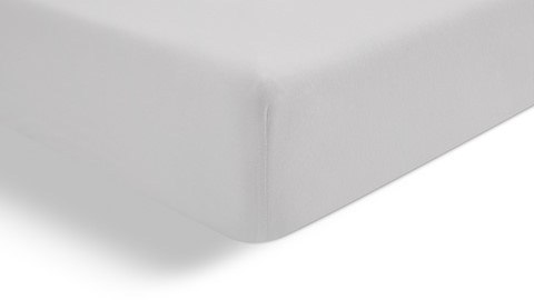 Hoeslaken Biologisch jersey matras, wit