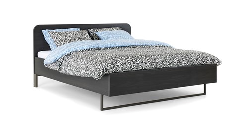 Bed Onyx, mokka eiken