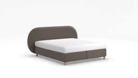 Boxspring Flow met Kårlsson Excellence matras, dark grey