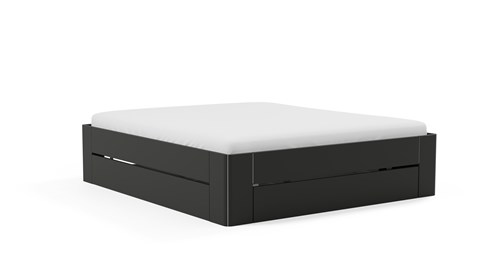 Bed Fresh 500 met 3 opbergladen, zwart