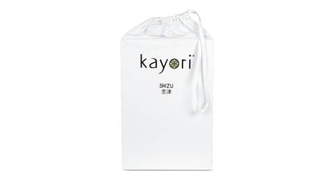 Hoeslaken Kayori Jersey splittopper, wit