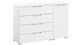 Commode Sydney met deur en 4 laden, wit