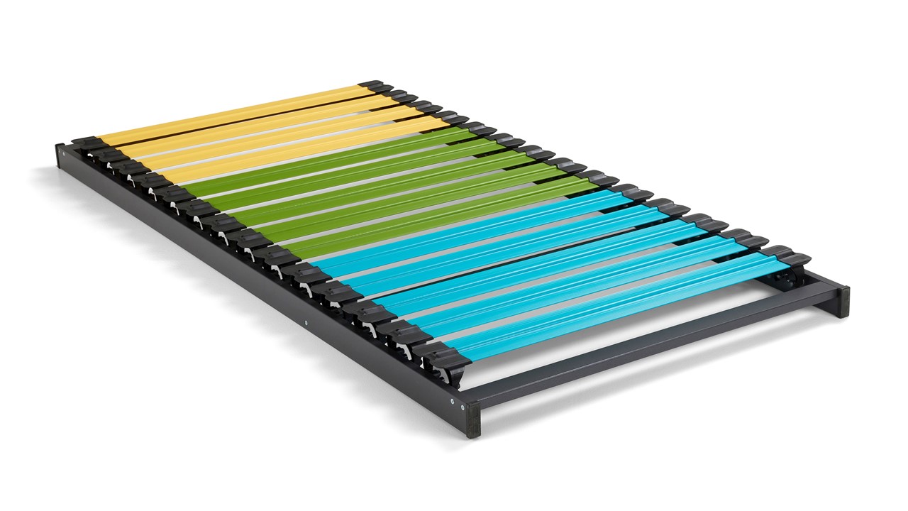 EBAC Literie 5 latten voor lattenbodem en bed 90 x 190 cm, hout 7-laags, 874 x 48 x 8 mm, vervanging voor lattenbodem/bz/slaapbank