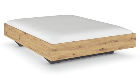 Bed Lex, artisan eiken