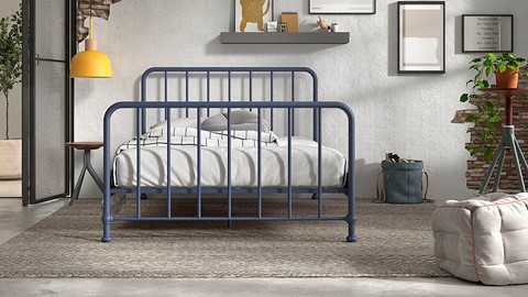 Bed Bronxx, blauw