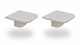 Set aanhangtafels Onyx, kiezelgrijs