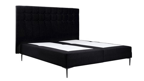 Boxspring Jade vlak zonder matras, black