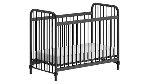 Babyledikant Bronxx, zwart