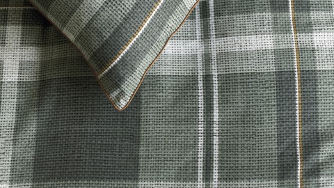 Dekbedovertrek Tartan Check, groen