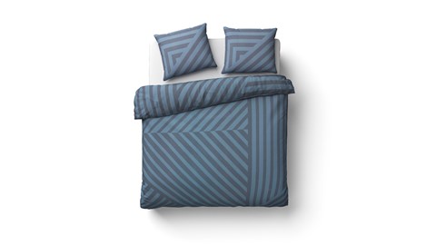 Dekbedovertrek Boho, blauw