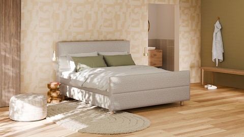 Boxspring Mica - Bold touch, pale