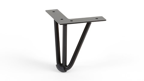 Potenset Kupa 12 cm, mat zwart