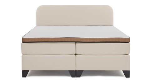Hotelboxspring Essential met topper Comfort, ecru