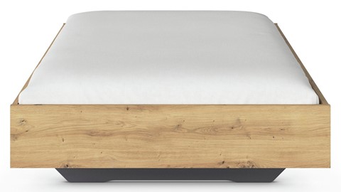 Bed Lex, artisan eiken