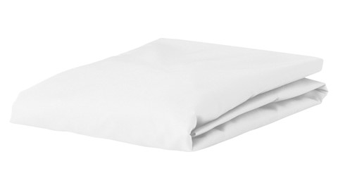 Hoeslaken topmatras Premium percale, wit