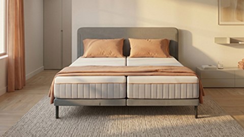 M line Recharge matras, wit/grijs