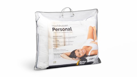 Hoofdkussen Personal, wit