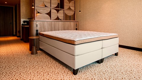 Hotelboxspring met topper Luxury, ecru