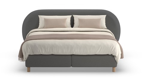 Boxspring Flow - Warm wool, anthracite