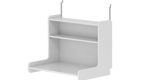 Bureau voor hoogslaper Flexa White, wit