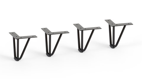 Potenset Kupa 12 cm, mat zwart