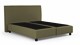 Boxspring Autentik vlak zonder matras, green