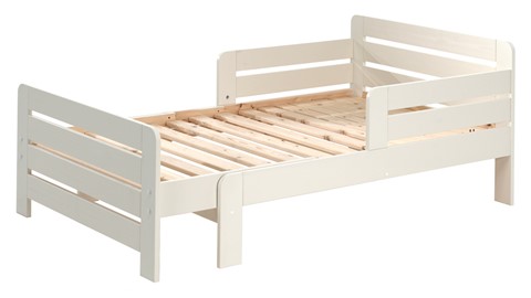Meegroeibed Jumper met matras 140+60 cm, wit