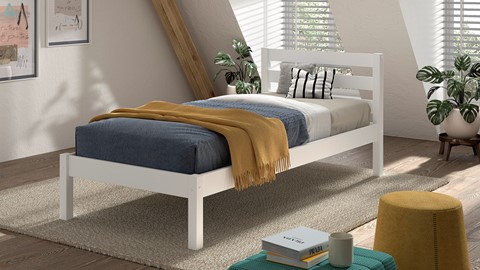 Bed Pino, wit