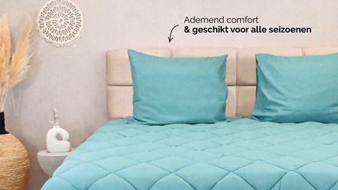 Kussensloop Deep Jungle (set van 2 stuks), groen