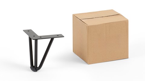 Potenset Kupa 12 cm, mat zwart
