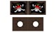 Gordijnen Caribian pirates Pino/Scott, bruin
