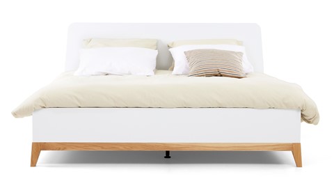 Bed Nevada, wit-eiken