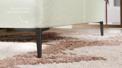 Boxspring Emerald - Bold touch, natural