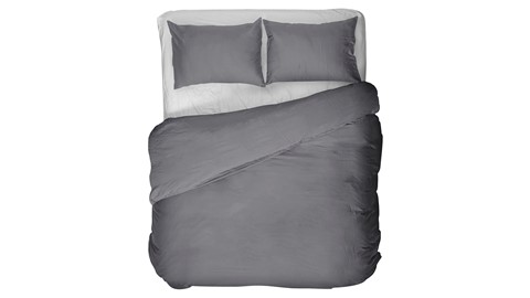 Dekbedovertrek Abel, antracite