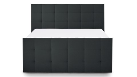 Boxspring Unik Varje vlak met Vildar Royal matras, anthracite